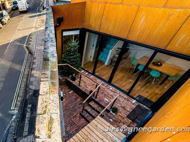 Corten Steel Facade Wall Cladding Corten Steel Facade Wall Cladding