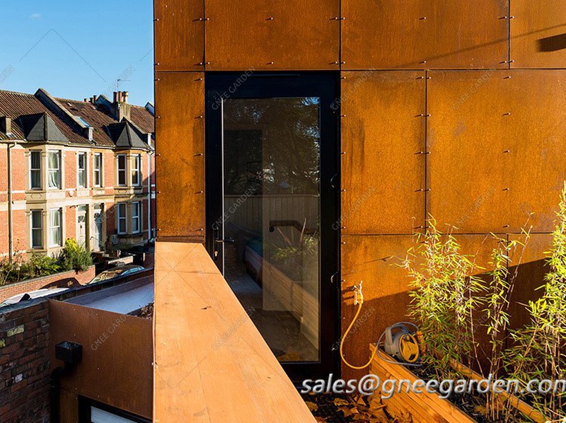 Corten panels cladding Corten panels cladding