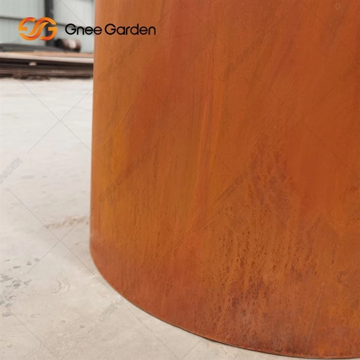 Outdoor Lager Metal Corten Steel Premium Plant Pots