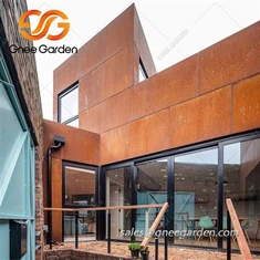 מעוצב בית בחיפוי קורטן