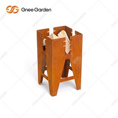 גריל חיצוני מפלדת קורטן