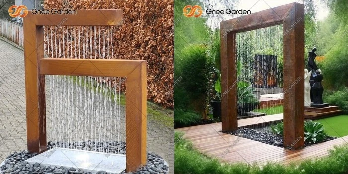 High Quality Corten Steel Water Feature High Quality Corten Steel Water Feature
